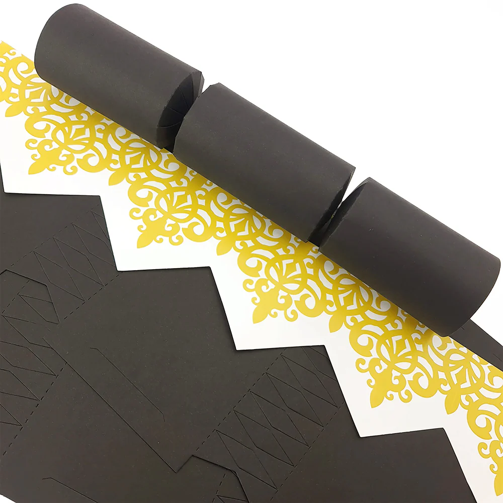 Black | Cracker Making DIY Craft Kits | Make Your Own | Eco Recyclable - Image 3