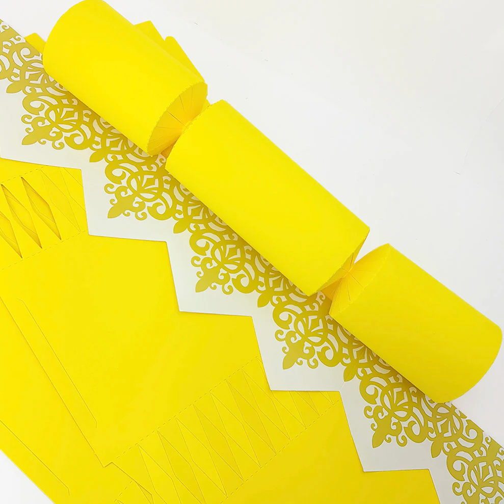 Bright Yellow | Cracker Making DIY Craft Kits | Make Your Own | Eco Recyclable - Image 11