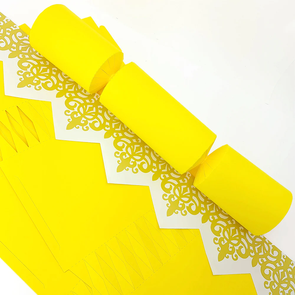 Bright Yellow | Cracker Making DIY Craft Kits | Make Your Own | Eco Recyclable - Image 5