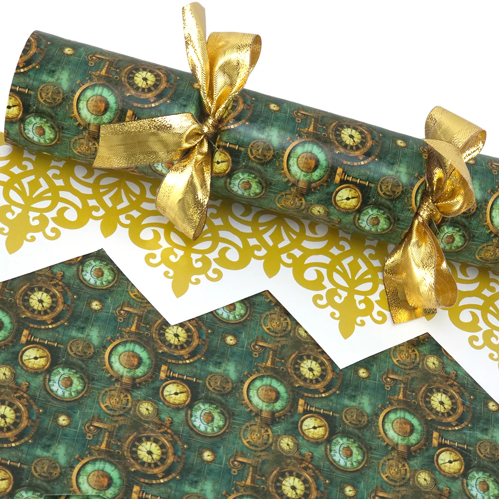 Green Steampunk Grunge | Cracker Making Craft Kit | Make & Fill Your Own - Image 8