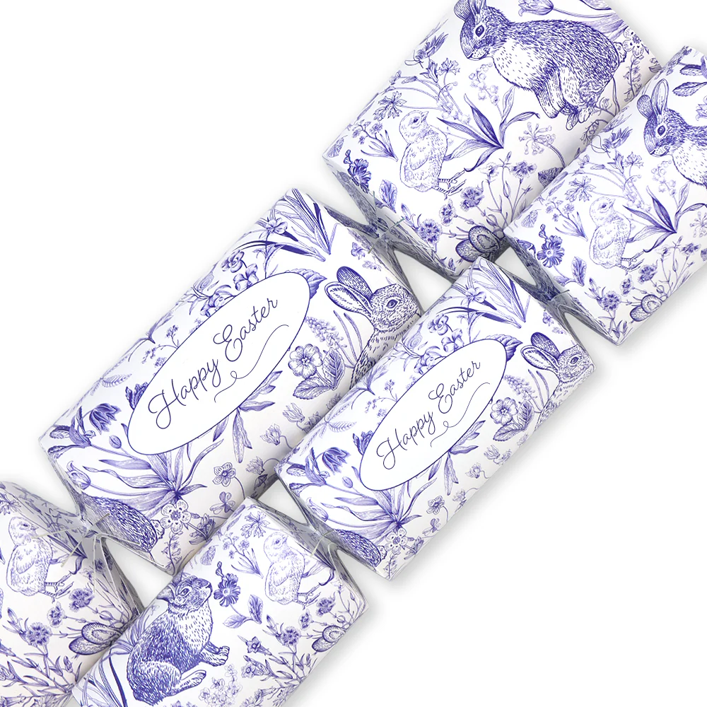 Happy Easter | Easter Toile de Jouy | Cracker Making Craft Kit | Make Your Own - Image 8