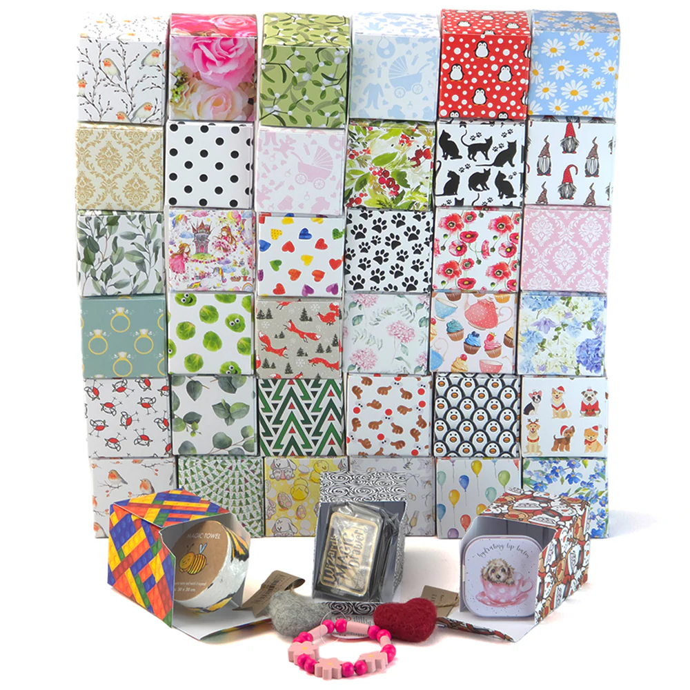 Nordic Gonk | Little Gift Box | 5cm Cube | Single or 6 Boxes - Image 4