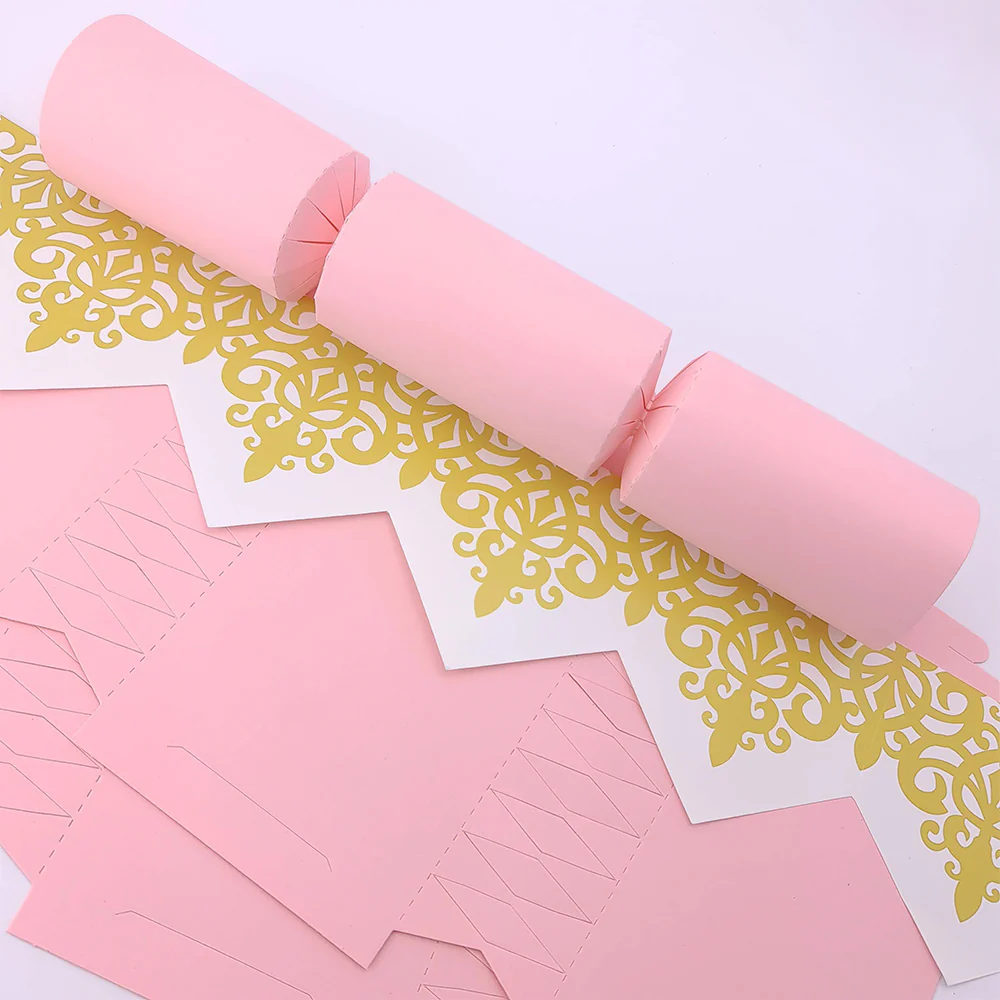 Pastel Pink | Cracker Making DIY Craft Kits | Make Your Own | Eco Recyclable - Image 4