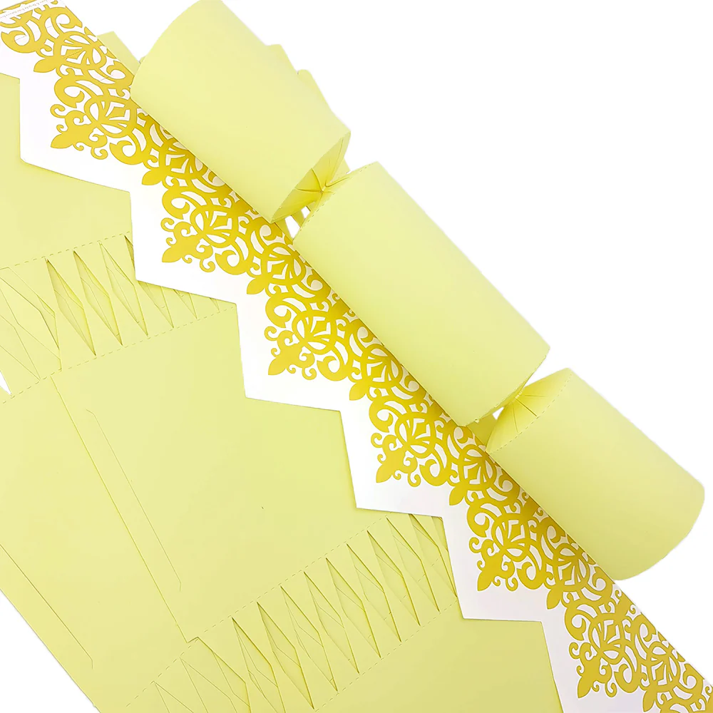 Pastel Yellow | Cracker Making DIY Craft Kits | Make Your Own | Eco Recyclable - Image 7