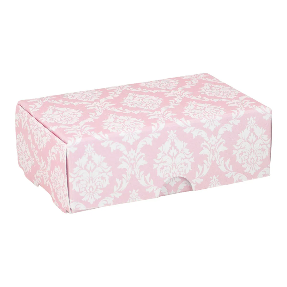 Pink Damask | Little Gift Box | Soap Bar Sized | Single or 6 Boxes | 57x88x30mm - Image 6