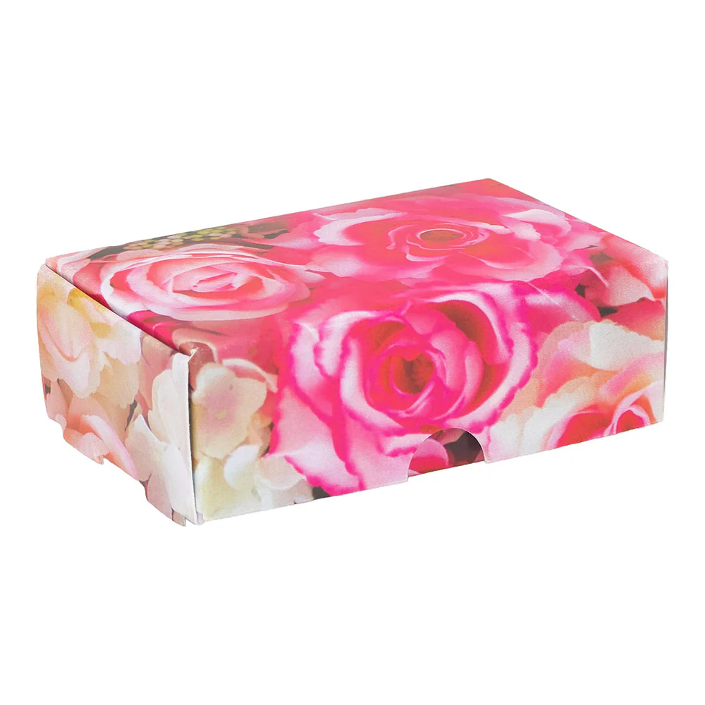 Pink Roses | Little Gift Box | Soap Bar Sized | Single or 6 Boxes | 57x88x30mm - Image 6