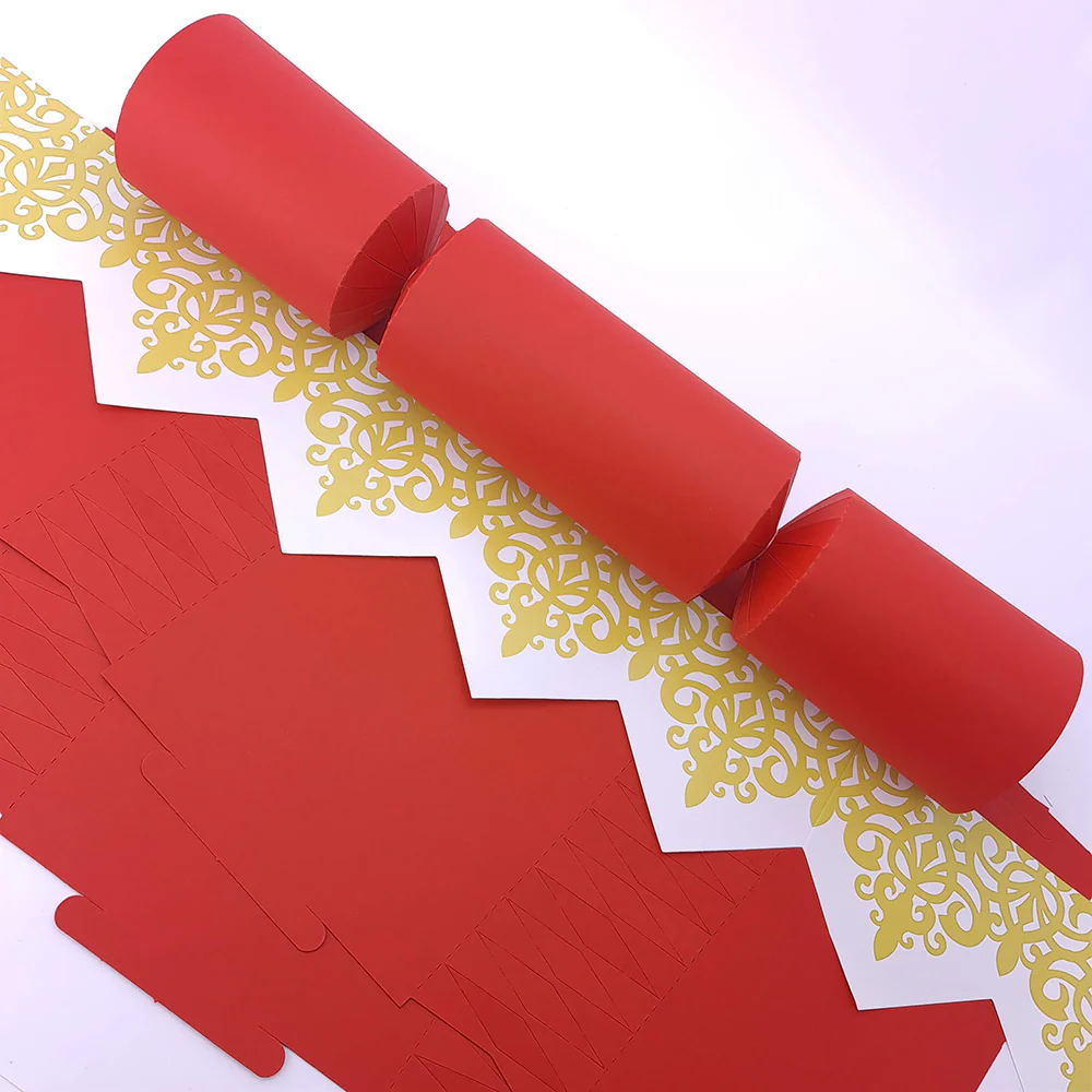 Rich Red | Cracker Making DIY Craft Kits | Make Your Own | Eco Recyclable - Image 7