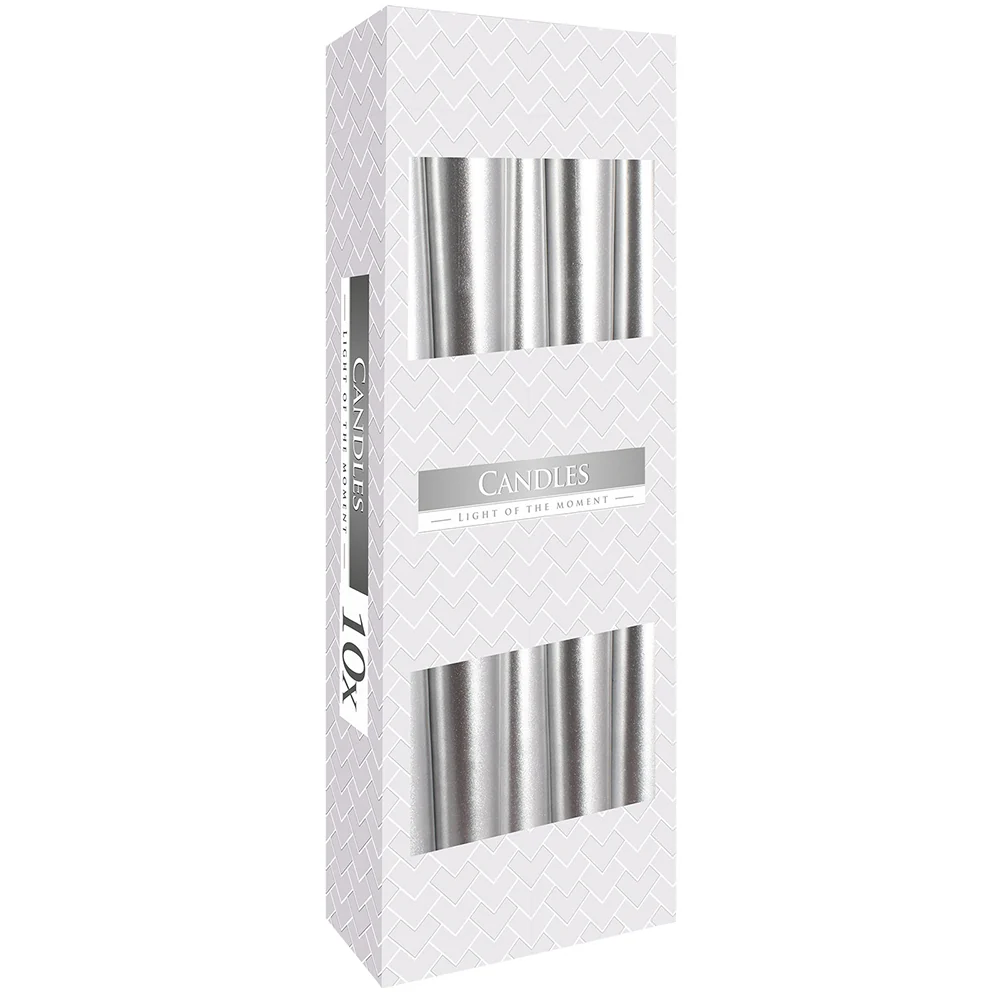Single Colour | 24cm Taper Candles | 10 Pack | 7 Hour Burn Time - Image 11