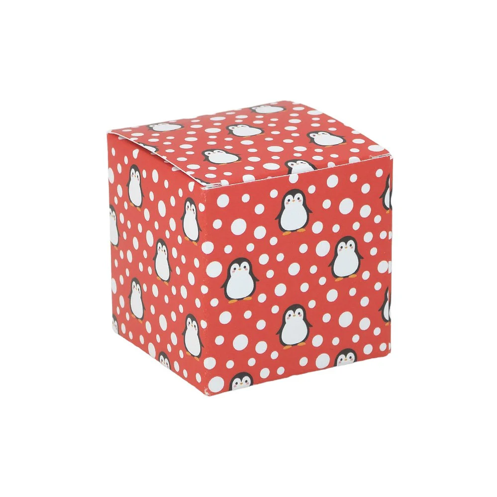 Snowtime Penguin | Little Gift Box | 5cm Cube | Single or 6 Boxes - Image 5